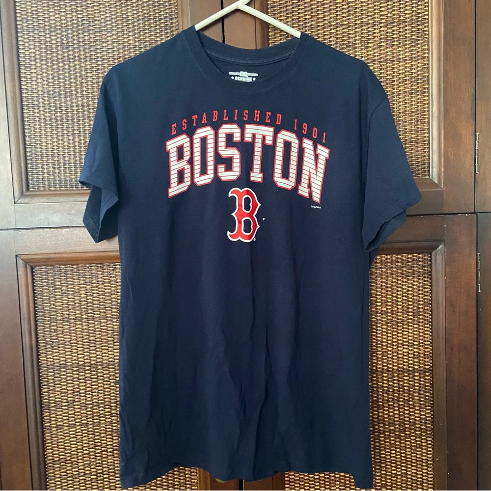 Boston Cotton Navy T-shirt